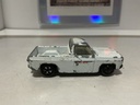 ERTL REPLICA CHEVROLET FLEETSIDE PICKUP HARDEES ROAD MACHINE  - USED/DAMAGED image