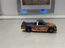 HOTWHEELS GMC 1996 CHEVY 1500 PICKUP GOLDEN CHROME  - USED/DAMAGED image