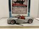 1/18: MAISTO PORSHE BOXLER SILVER ON RED image