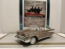 1/18: ROAD SIGNATURE 1957 CHEVROLET BEL AIR BRONZE ON WHITE image
