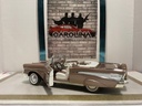 1/18: ROAD SIGNATURE 1957 CHEVROLET BEL AIR BRONZE ON WHITE image