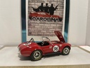 1/18: ERTL SHELBY COBRA 427 #96 RED ON BLACK image