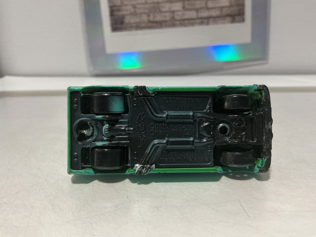 1/64 HOT WHEELS CUSTOM ‘62 CHEVY  - USED/PAINT AGE image