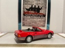 1/18: ROAD TOUGH MERCEDES BENZ 500SL RED ON GRAY *MINOR PAINT RASH* image