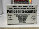 GEARBOX COLLECTIBLE LIMITED EDITION 2001 FORD CROWN VICTORIA - USED image