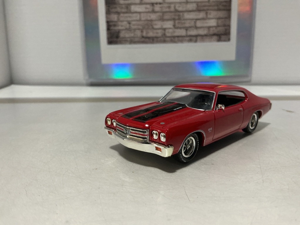 MATCHBOX YMC01-M 1970 CHEVELLE SS 454 RED - USED image