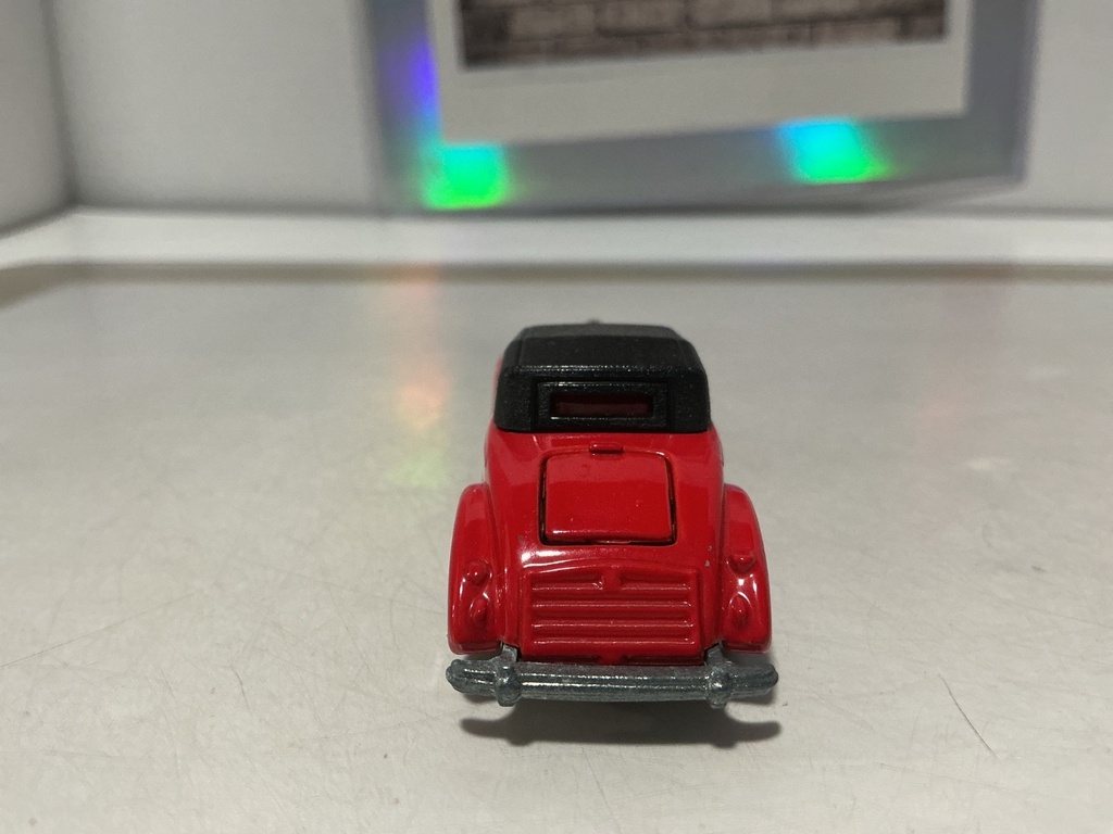 TOMICA 1/72 NO. F52 PACKARD COUPE ROADSTER 1978 MADE IN JAPAN image