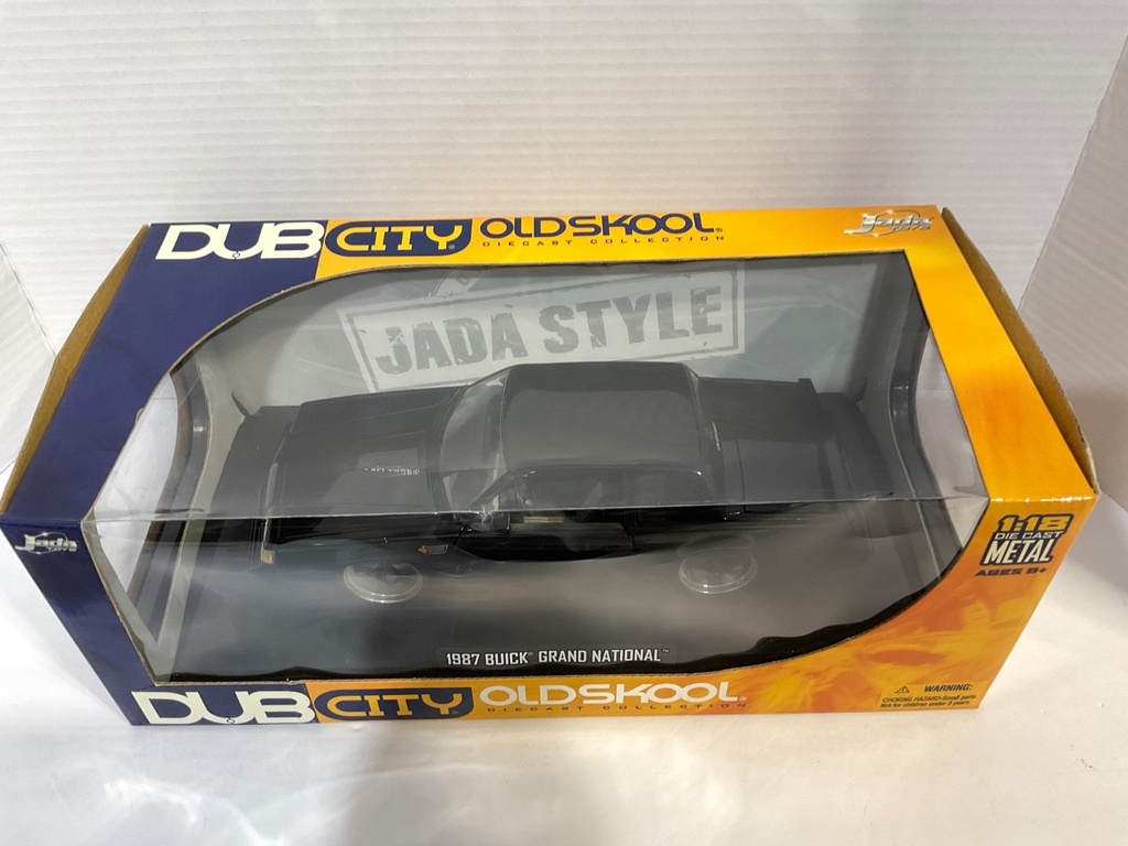 1:18 JADA TOYS DUB CITY (DISPLAYED) 1987 BUICK GRAND NATIONAL *BUBBLE ON PAINT image