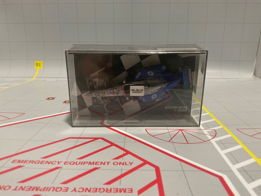 1:43 MINICHAMPS FORMULA 1 MINARDI M198 E. TUERO image