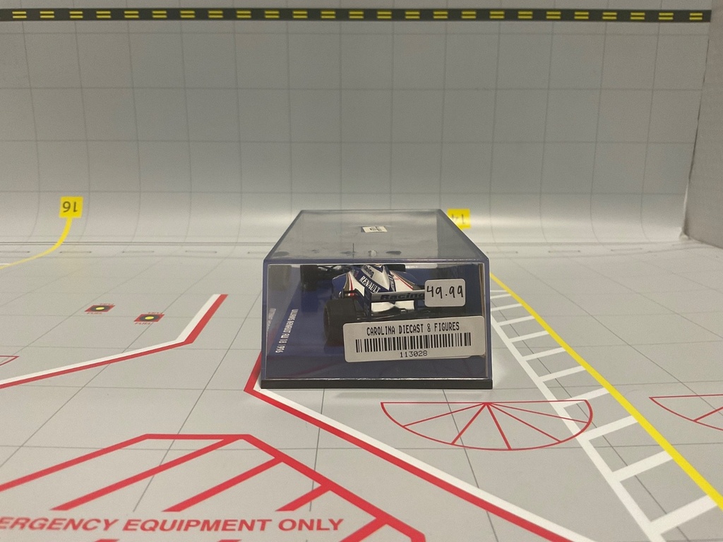 1:43 MINICHAMPS FORMULA 1 WILLIAMS RENAULT FW 18 1996 JACQUES VILLENEUVE image