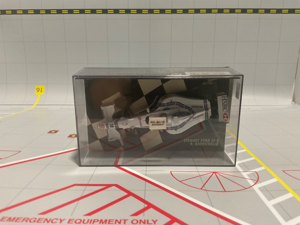 1:43 MINICHAMPS FORMULA 1 STEWART FORD SF-2 R. BARRICHELLO image