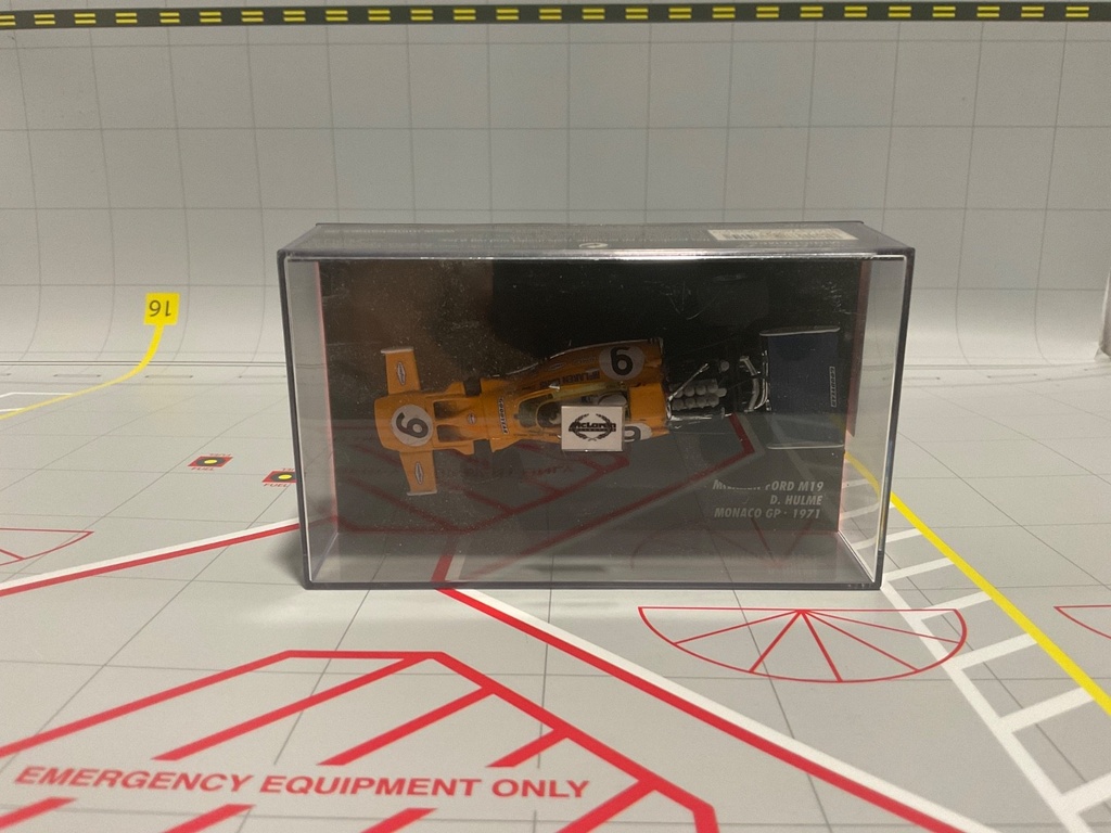 1:43 MINICHAMPS FORMULA 1 MCLAREN FORD M19 D. HULME MONACO GP 1971 image
