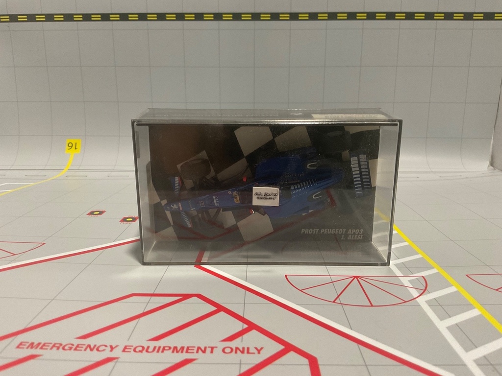1:43 MINICHAMPS FORMULA 1 PROST PEUGEOT AP03 J. ALESI image