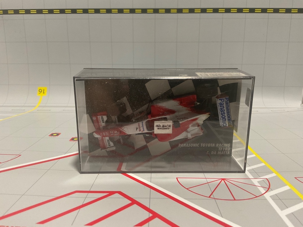 1:43 MINICHAMPS FORMULA 1 PANASONIC TOYOTA RACING TF 103 C. DA MATTA image