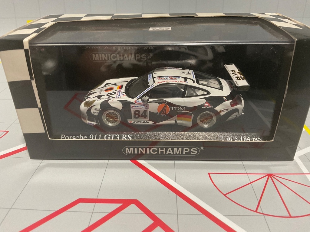 1:43 MINICHAMPS RALLY CAR PORSCHE 911 GT3 RS BURGESS/COLIN/BAGNALL image