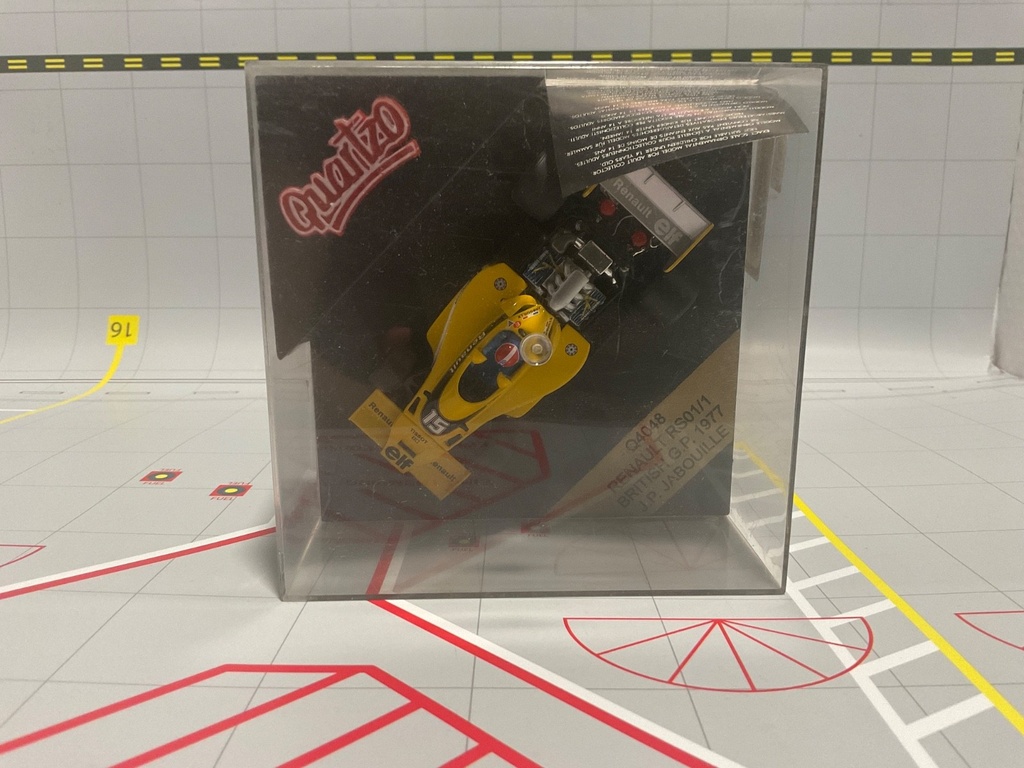 1:43 QUARTZO Q4048 RENAULT RS01/1 BRITISH G.P. 1977 J.P. JABOUILLE image