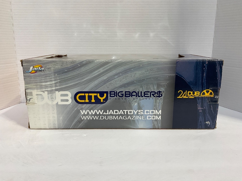 1:18 JADA TOYS DUB CITY (DISPLAYED) CADILLAC ESCALADE CREAM ON GREY/BROWN image