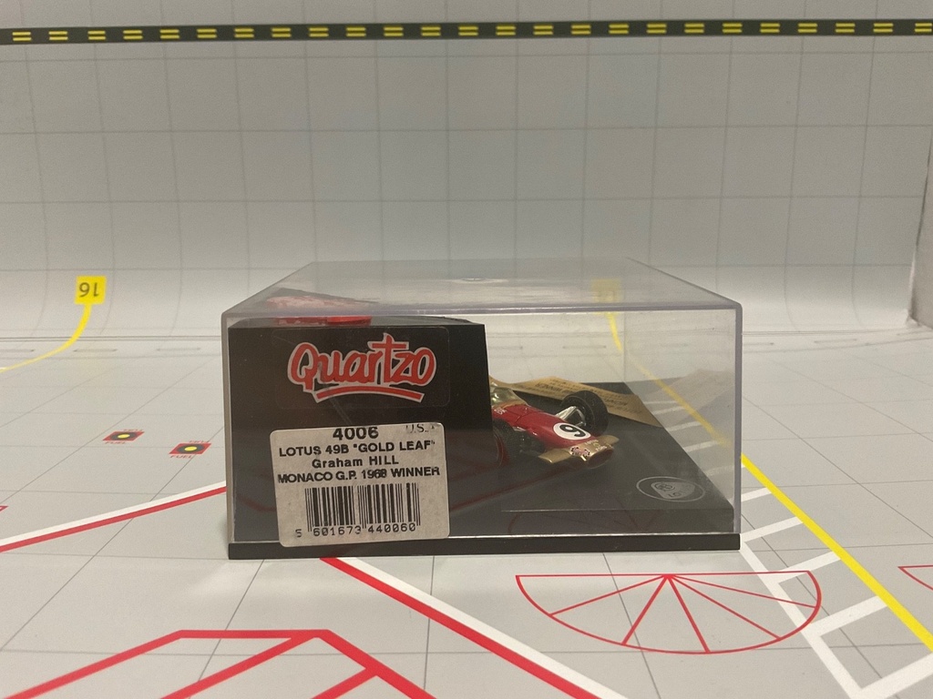 1:43 QUARTZO 4006 LOTUS 49B “GOLD LEAF” GRAHAM HILL MONACO G.P. 1968 WINNER image