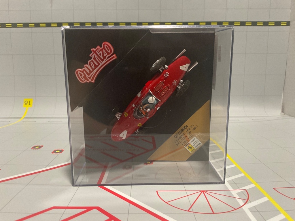 1:43 QUARTZO QFC99004 FERRARI 156 F1 BELGIAN GP 1961 PHIL HILL image