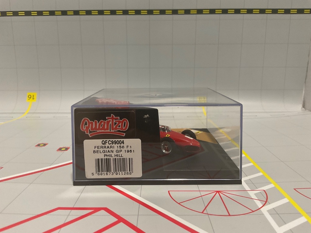 1:43 QUARTZO QFC99004 FERRARI 156 F1 BELGIAN GP 1961 PHIL HILL image