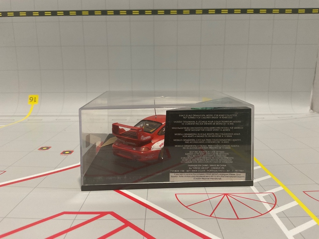 1:43 VITESSE RALLY CAR L167E PORSCHE GT2 “PHILIPPE CHARRIOL” #99 BPR 1996 image