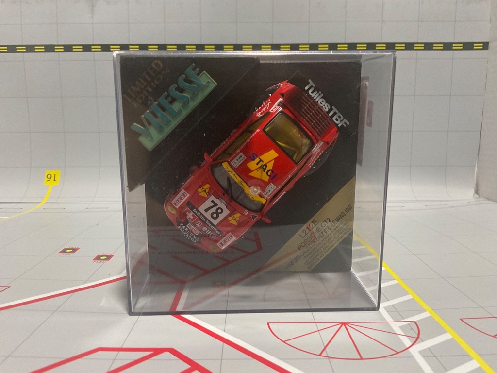 1:43 VITESSE RALLY CAR L212E PORSCHE GT2 “PARFUMS SALVADOR DALI” #78 1997 image