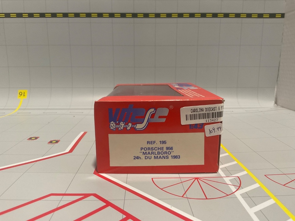 1:43 VITESSE REF. 195 PORSCHE 956 “MARLBORO” DU MANS 1983 image