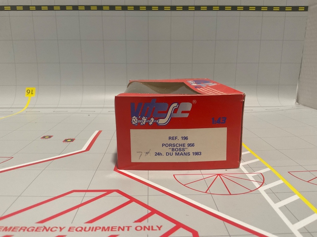 1:43 VITESSE REF. 196 PORSCHE 956 “BOSS” DU MANS 1983 image