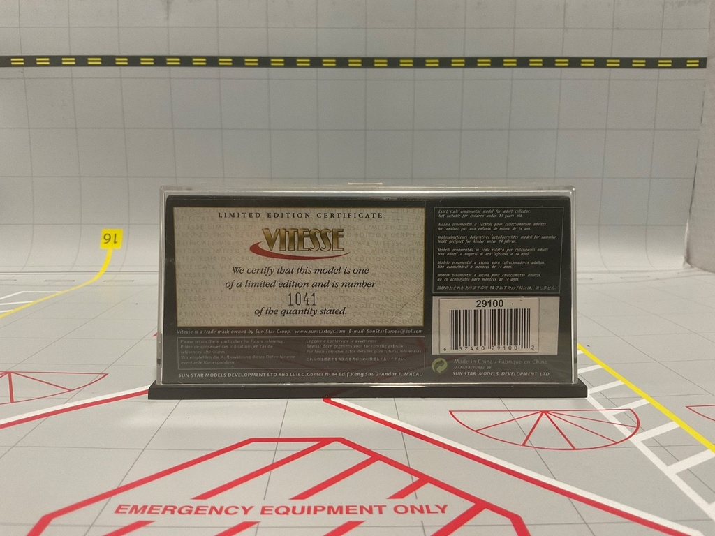 1:43 VITESSE #1041 29100 MGTC BRITISH SPORTS CAR image