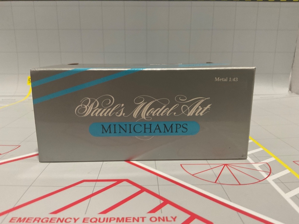 1:43 MINICHAMPS MERCEDES E - CLASS COUPE 1993 BLUE BLACK MET image