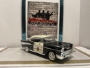 1/18: ROAD TOUGH 1957 CHEVROLET BEL AIR POLICE CHIEF #08 *LIGHT PAINT RASH* image
