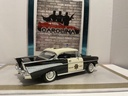 1/18: ROAD TOUGH 1957 CHEVROLET BEL AIR POLICE CHIEF #08 *LIGHT PAINT RASH* image