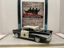 1/18: ROAD TOUGH 1957 CHEVROLET BEL AIR POLICE CHIEF #08 *LIGHT PAINT RASH* image