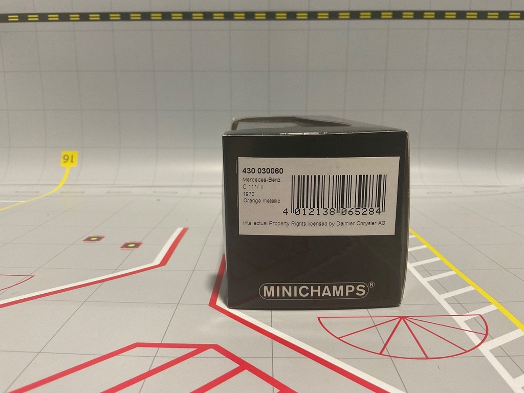 1:43 MINICHAMPS MERCEDES-BENZ C 111/II 1970 ORANGE METALLIC image