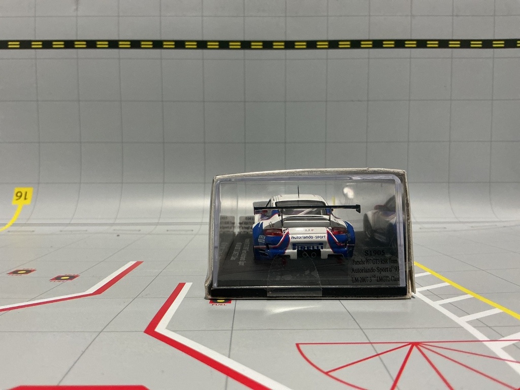 1:43 SPARK PORSCHE 997 GT3 RSR TEAM AUTORLANDO SPORT N93 LM 2007 3RD LMGT2 CLASS image