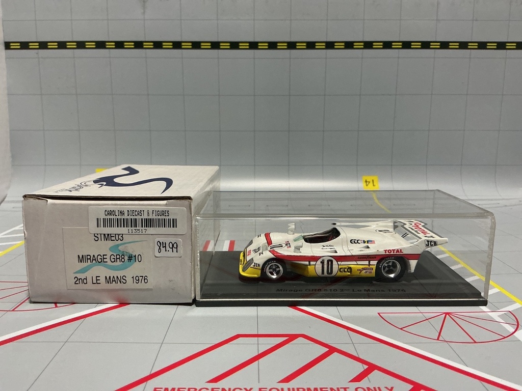 1:43 SPARK MIRAGE GR8 #10 2ND LE MANS 1976 image