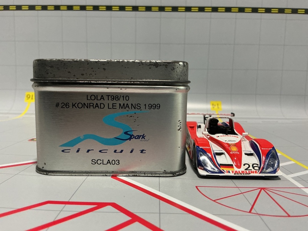 1:43 SPARK LOLA T98/10 KONRAD LE MANS 1999 image