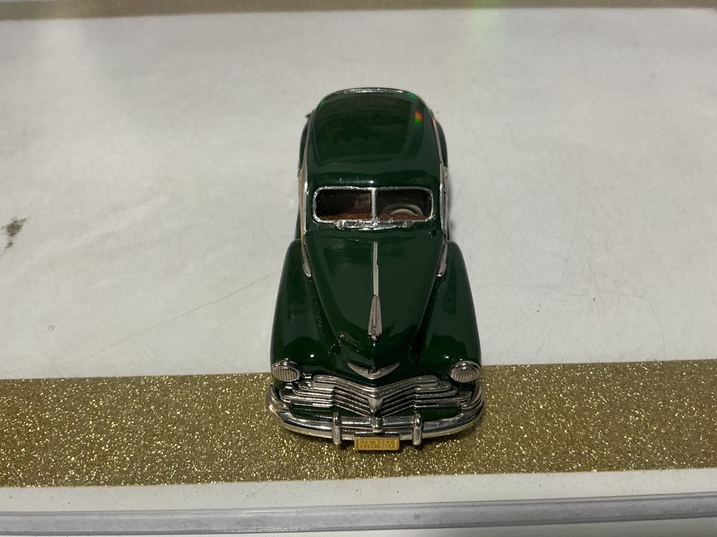 1/43 BROOKIN MODELS #50 1948 CHEV. AERO SEDAN GREEN WOODY image