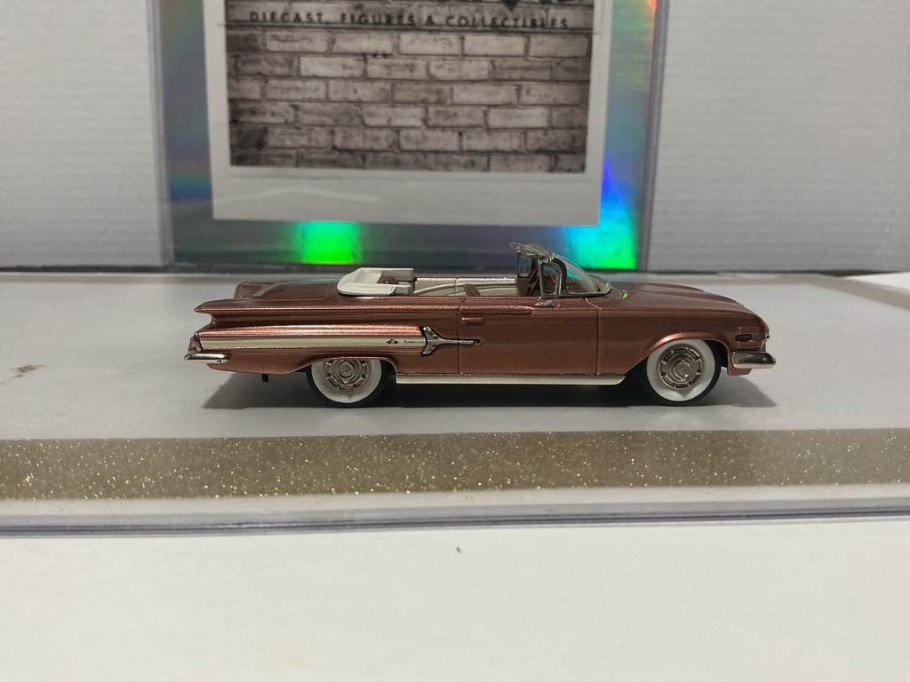 1/43 BROOKIN MODELS BRK61 1960 CHEVROLET IMPALA CONVERTIBLE - COPPER image