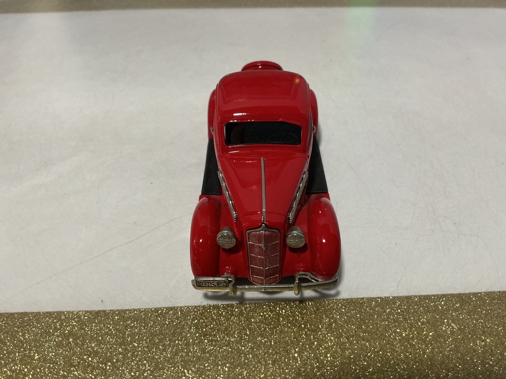 1/43 BROOKIN MODELS RED 1935 PLYMOUTH 5-WINDOW COUPE BRK90 image