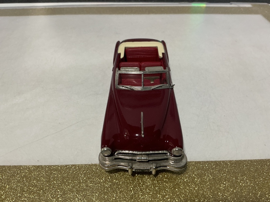 1/43 BROOKLIN MODELS BRK79 1951 CHRYSLER IMPERIAL CONVERTIBLE - BURGUNDY image