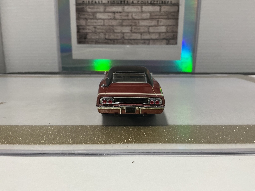 1/43 FRANKLIN MINT PRECISION DODGE CHARGER BROWN/BLACK TOP image