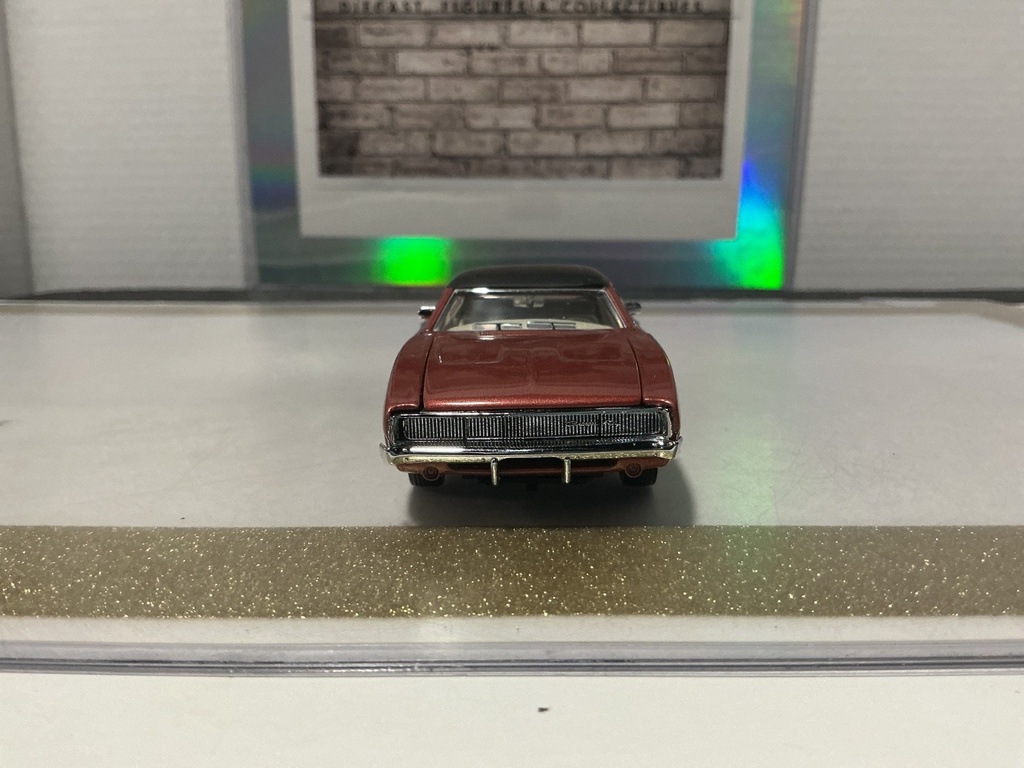 1/43 FRANKLIN MINT PRECISION DODGE CHARGER BROWN/BLACK TOP image