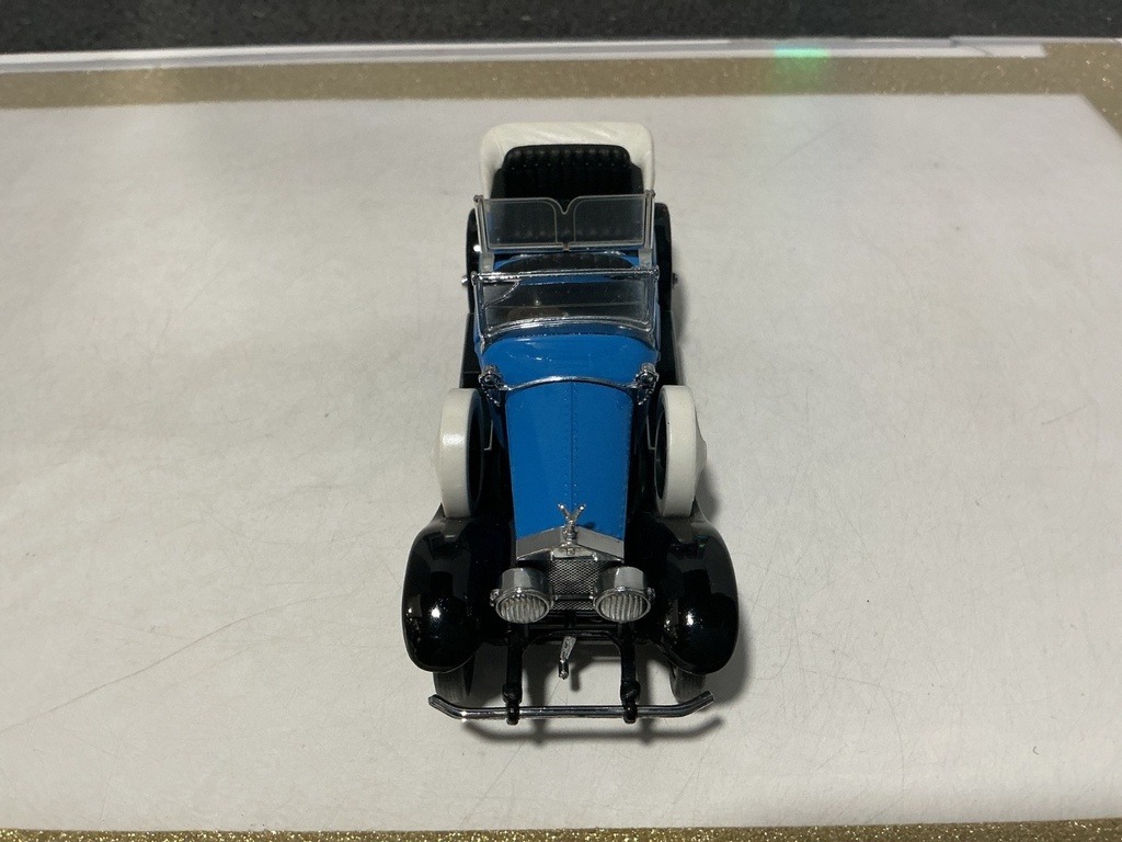 1/43 FRANKLIN MINT PRECISION ROLLS ROYCE SILVER GHOST PHAETON BLUE image