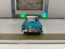 1/43 FRANKLIN MINT PRECISION 1956 FORD THUNDERBIRD BLUE/WHITE TOP *TOP COMES OFF image