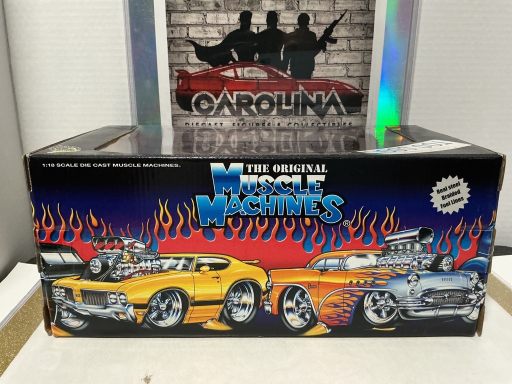 1/18: MUSCLE MACHINES RED WHITE AND BLUE  ‘66 NOVA image