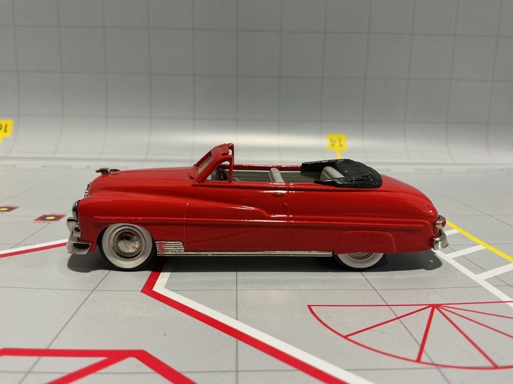 1:43 BROOKLIN MODELS BRK 15A 1950 MERCURY CONVERTIBLE image