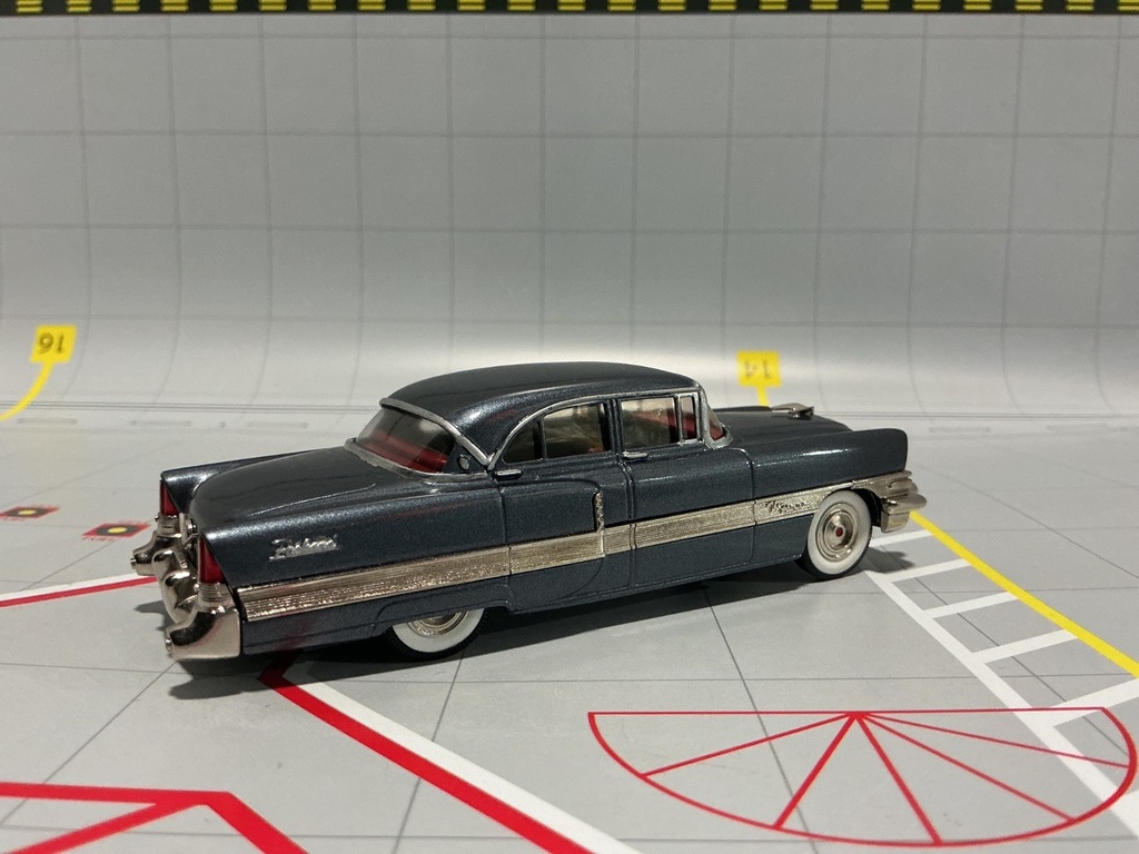1:43 BROOKLIN MODELS BRK 66 1956 PACKARD PATRICIAN 4 DOOR SEDAN *ANTENNA BENT image