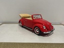 1/18: MAISTO 1951 VOLKSWAGEN CABRIOLET RED ON TAN image