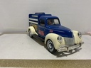 1/18: GOLDEN WHEELS 1940 FORD PEPSI BOTTLE TRUCK BLUE ON BROWN image